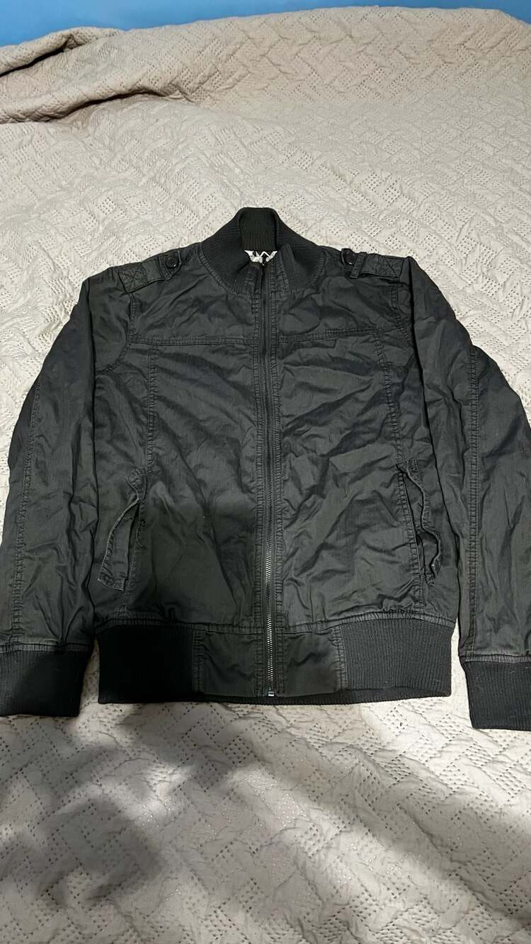 Heritage 1981 Men's Black Bomber Jacket Size XL